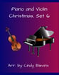 Piano and Violin, Christmas, Set 6 P.O.D cover
